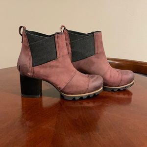 SOREL Chelsea Addington Chunky Heel Boot Size 8